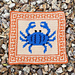 Crab Tapestry pattern 