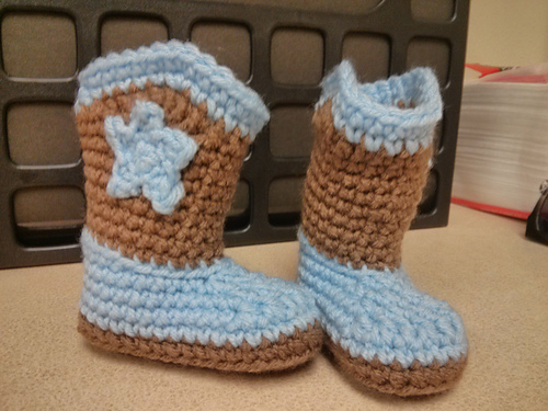 Baby Cowboy Booties photo 4