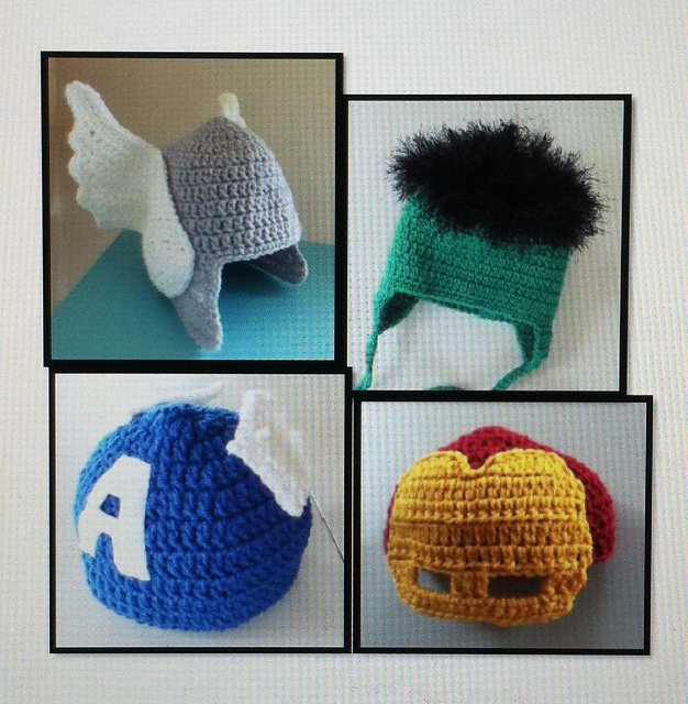 Ravelry: Avengers Hats pattern by 