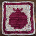 Pomegranate Coaster pattern