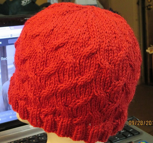 Ravelry: Cable Hat #3113 pattern by Bernat Design Studio