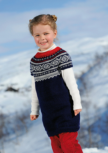 Marius tunika med rund sal - Unn Søiland Dale