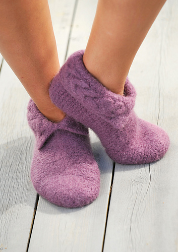 Tema19-21 Tova tøfler (Felted slippers) photo 1