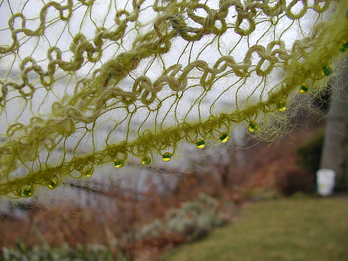 Fairy Shawl beaded edge