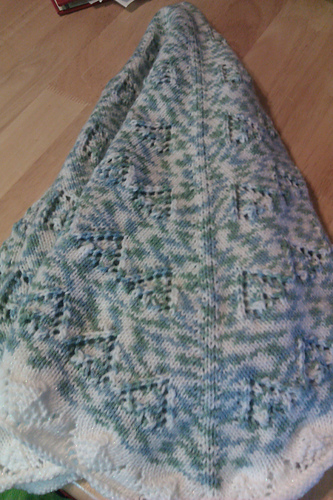 Hearts in the Round Baby Blanket photo 1