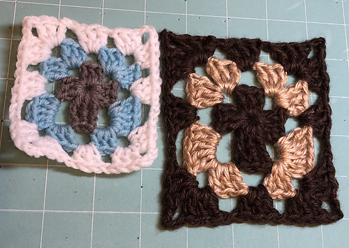 Kryss-midten Granny Square - Sarah Wood