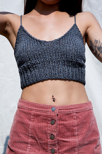 Basis Strikket Bralette - Sara Knits Co