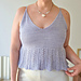Cloud Dancer camisole pattern 