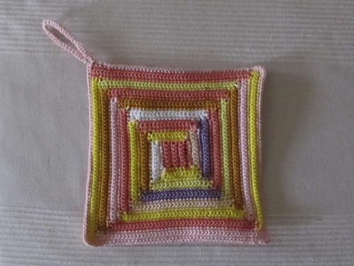 Potholder with Log Cabin Pattern photo 1