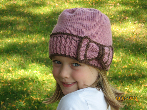 Bow Tie (Cloche) Beanie/ Chemo Hat photo 6
