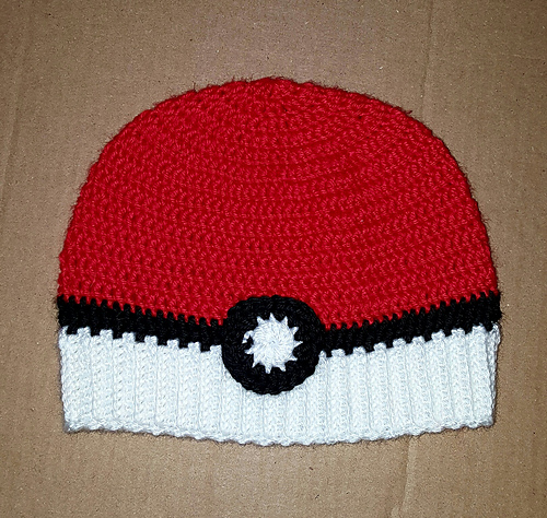 Ravelry: Pokeball Hat pattern by Sherri Ahern