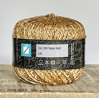 Ravelry: Artiste 96% Mercerized Egyptian Cotton 4% Metallic #10