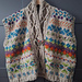 Fairisle and cable waistcoat pattern 