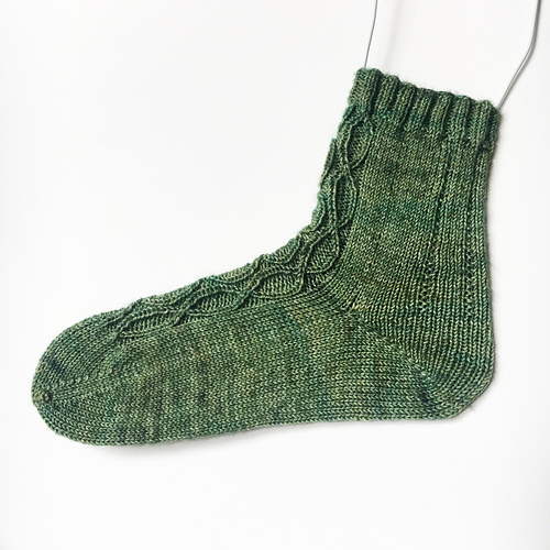 Ravelry: Tabra Loop Socks pattern by Julia Giordano of Seed & Linen