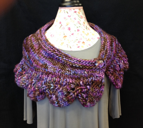 Ravelry: Little Big Leaf Wrap pattern by Serial Knitters Local Yarn Store