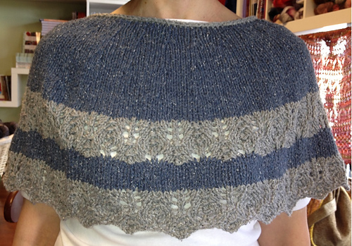 Ravelry: Rosebud Capelet pattern by Serial Knitters Local Yarn Store