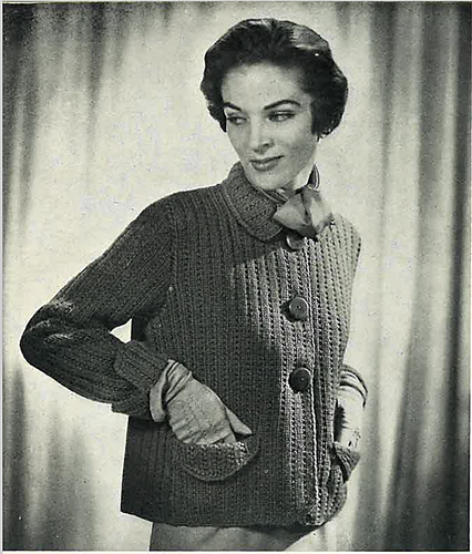 Ribbed box jacket