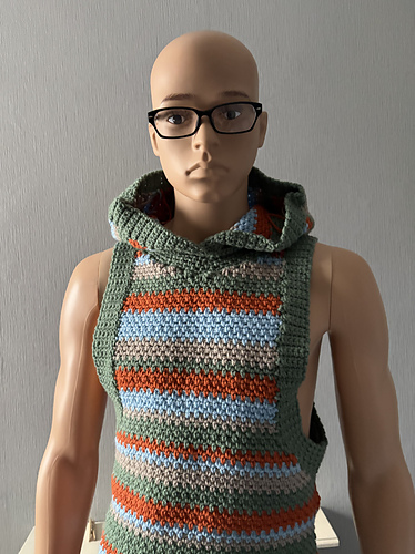 Chunky Hooded Muscle Top