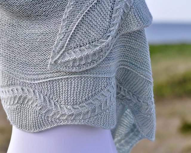 Dragonfly's Path Shawl by Jennifer Weissman