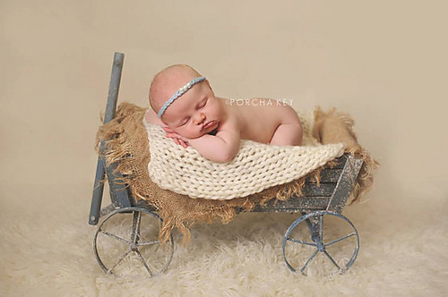Knit Mini Blanket photo 1