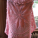 Pink Mix Circular Cardigan pattern 