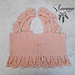 Peach Crop Top pattern 