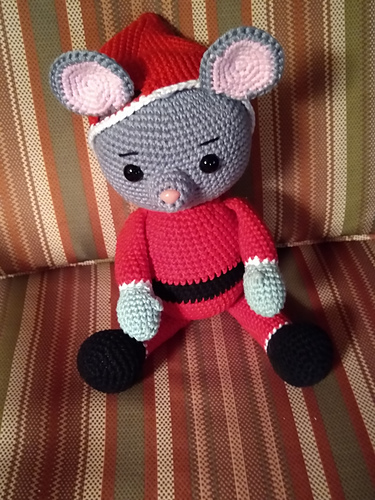 Ravelry: Santa Mouse pattern by Christina Marie