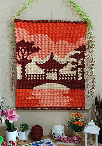 Ravelry: Japan Garden Oriental Sunset pattern by Sheika Crochet