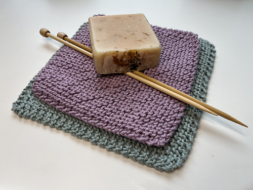 Simple Diagonal Washcloth