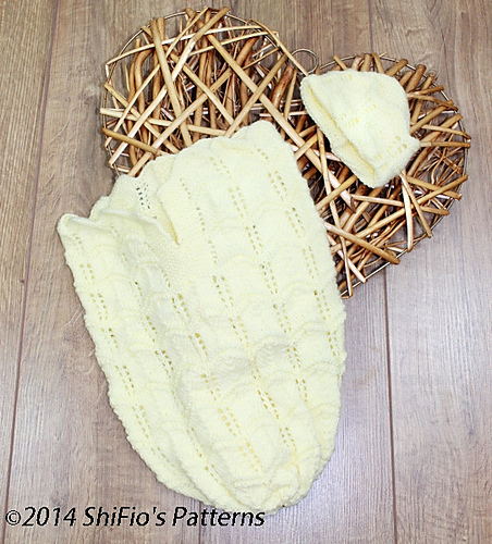 Ravelry: Baby Cuddle Sac Cocoon #133 pattern by ShiFio's Patterns