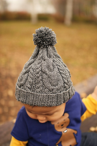 Pompom Aran Hat アランのポンポン帽 다른 모습 1