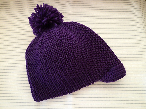 garter stitch cap 다른 모습 1