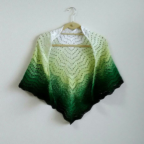 Ravelry Saffron (Our Mrs. Reynolds) Shawl pattern by Cirsium Crochet