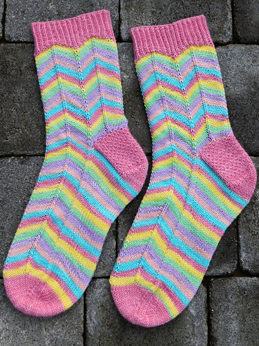 Chevron Sokker - Amanda Clark