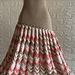 Pleated ruffle dress pattern 