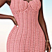 Shell stitch dress / top pattern 