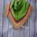Garden Rows Shawl pattern 
