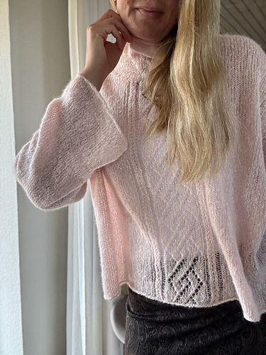 Facet sweater highneck
