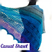 Casual shawl pattern 