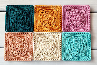Ravelry: Sunburst Granny Square pattern by SimpleDaisyCrochet