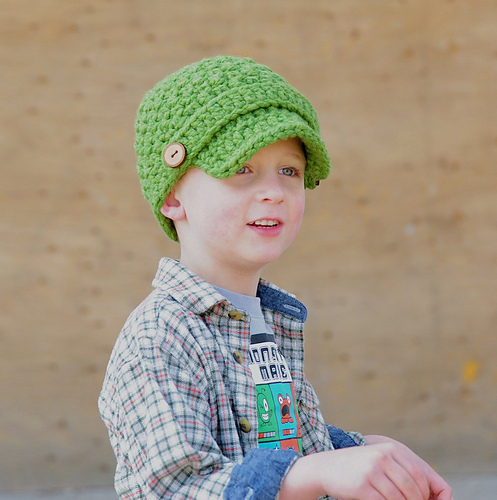 Square Brimmed Newsboy Hat 017 photo 8