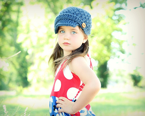 Square Brimmed Newsboy Hat 017 photo 5
