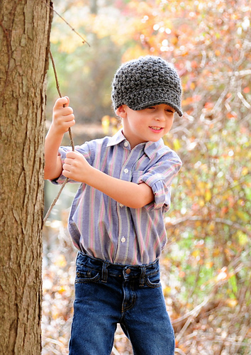 Square Brimmed Newsboy Hat 017 photo 7