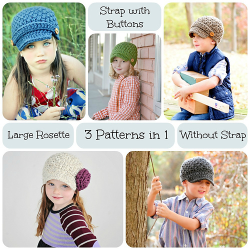 Square Brimmed Newsboy Hat 017 photo 10