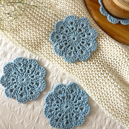 Whimsical Flower Coaster