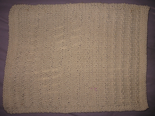 Roman Stitch Dishcloth, Mug Rug, Towel, Placemat photo 1