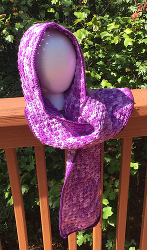 Free Faerie Mist Hooded Scarf Crochet Pattern • Oombawka Design