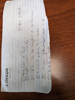 Early notes...