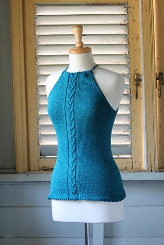 Cabled Summer Halter photo 1