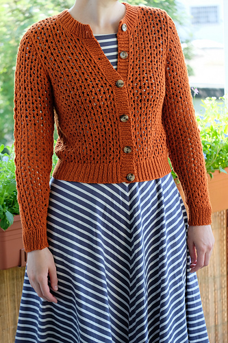 Cropped summer cardigan : r/knitting